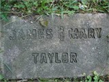 grave James and Mary Taylor