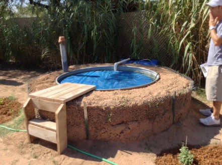 wood fired hot tub