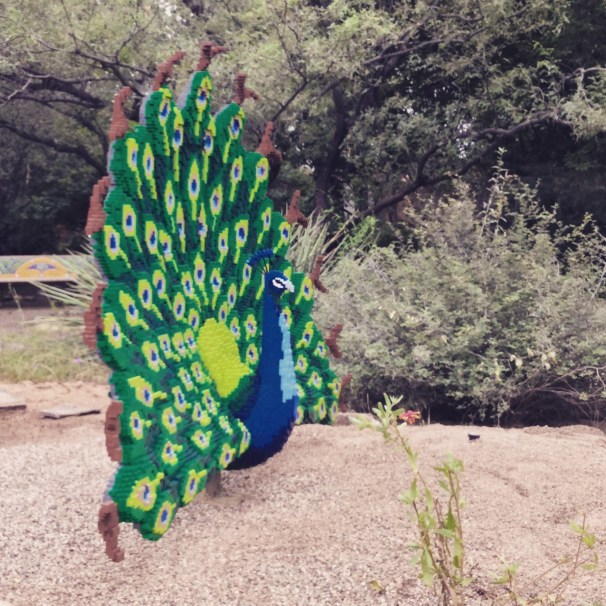 Lego peacock