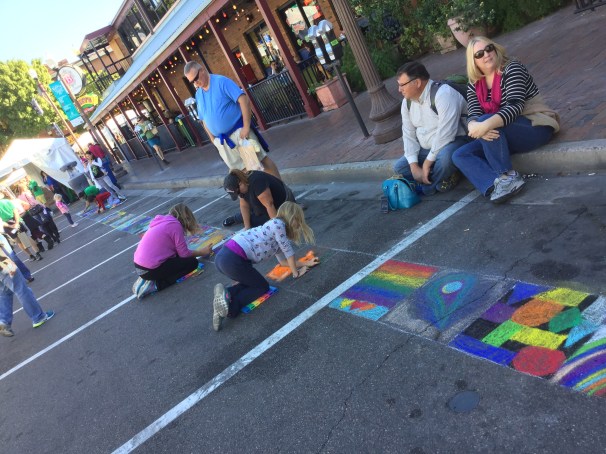 family fun on the street