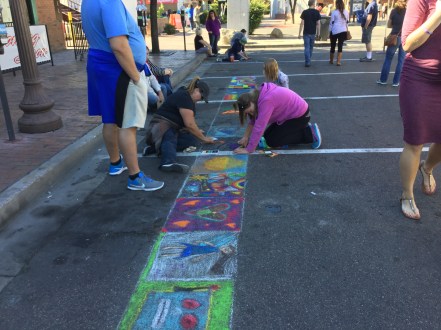 family fun on the street