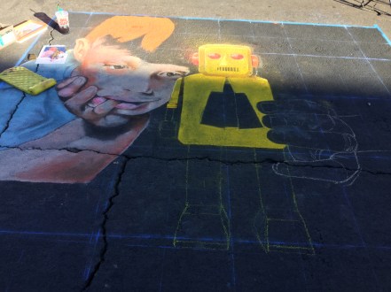 chalk mural artists