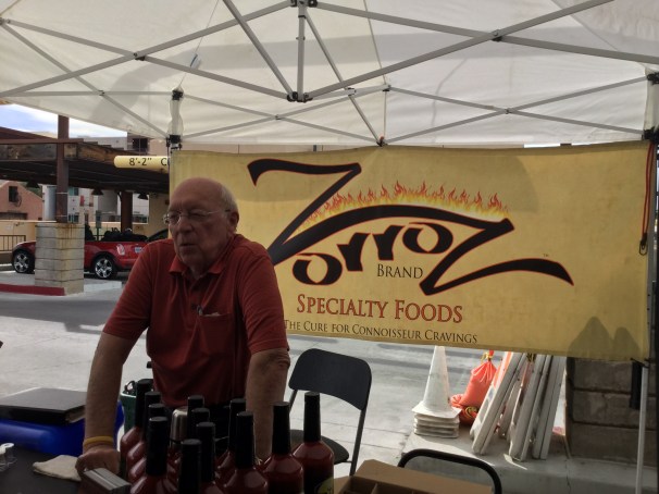 Fran Rons at the market