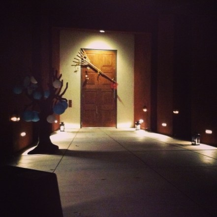 door in the darkness