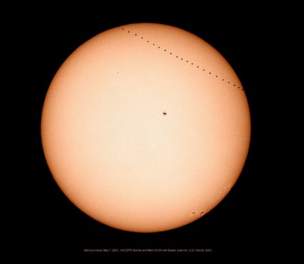 Astronomy Picture of the Day: A Mercury Transit Sequence: Image Credit &amp; Copyright Dominique Dierick
