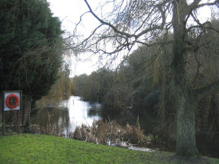 21st century The moat, all that remains of Pleshey Castle