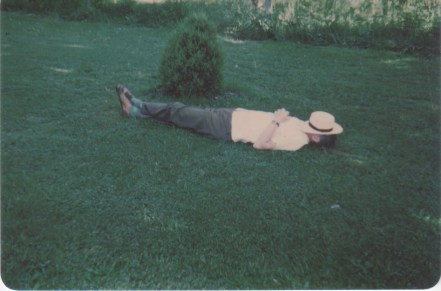 Richard Arden Morse snoozing