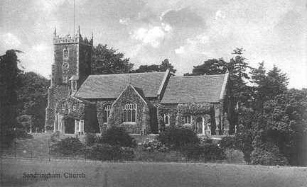 His grave lies beneath the pavement of Sandringham Church.
