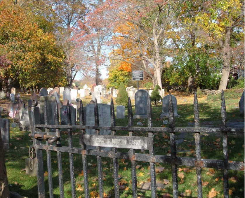 Entrance to Old Sound Cemetery, also known as the Tomac Burying Grounds