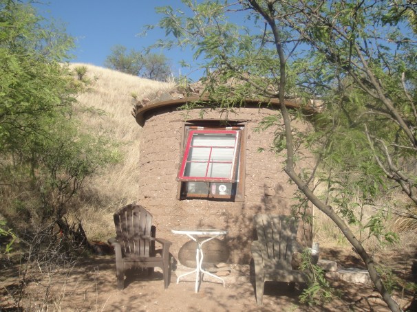 tiny adobe house