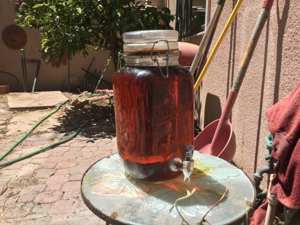 black passionfruit sun tea