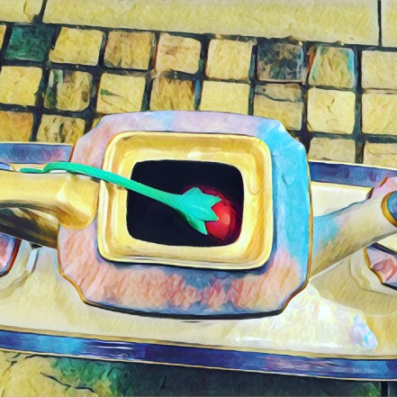 Insanitea in strawberry teabag