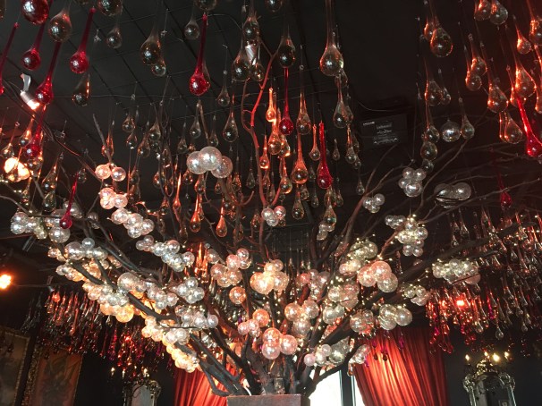 glass ceiling at Elvira's